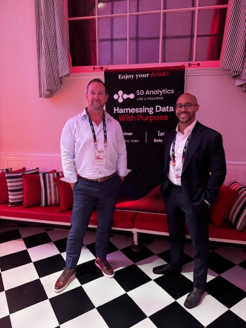 SG Analytics’ Colin Wood and David Harris at MachineCon 2024 - photo