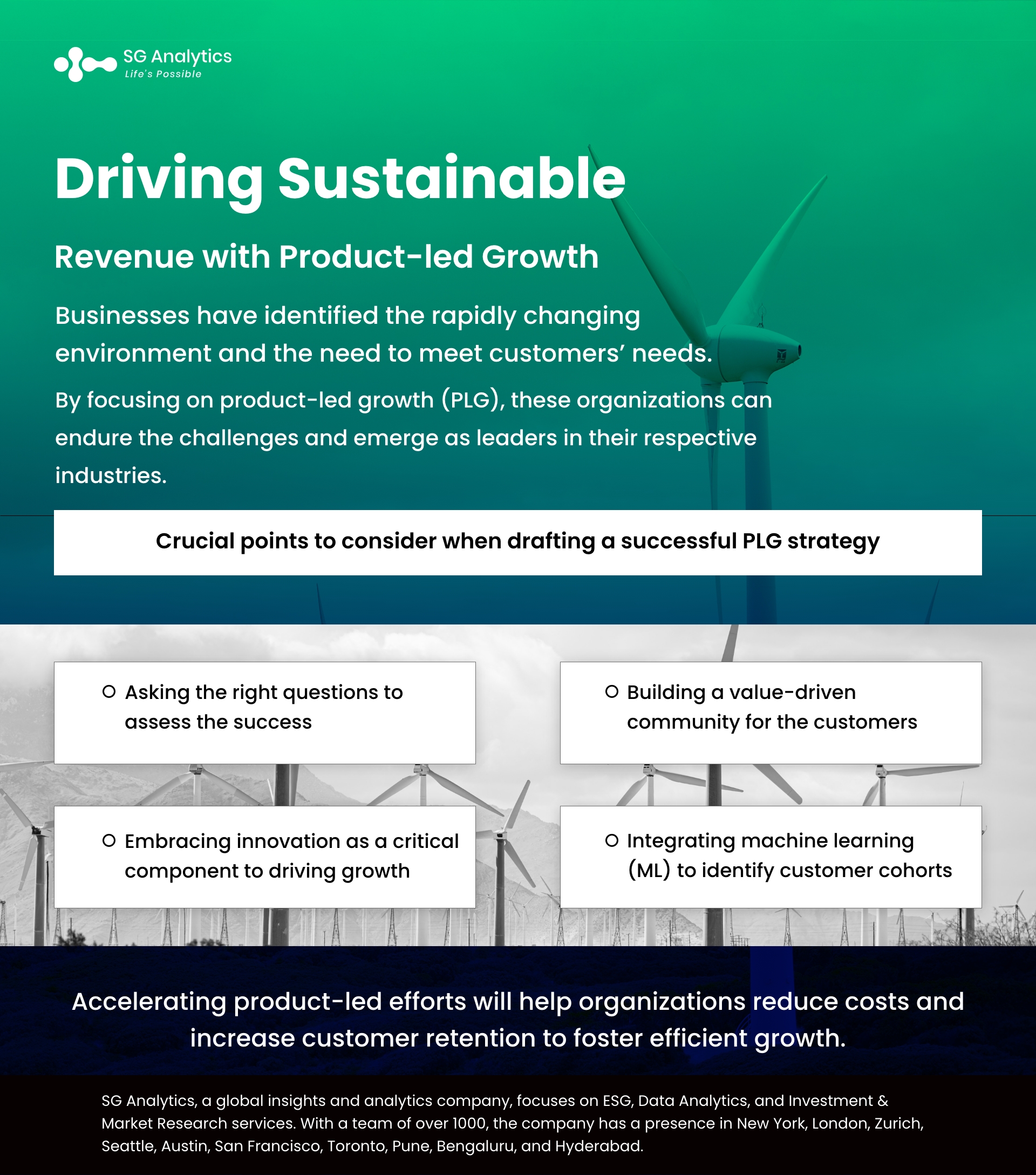 Driving Sustainable Revenue with Product-led Growth 