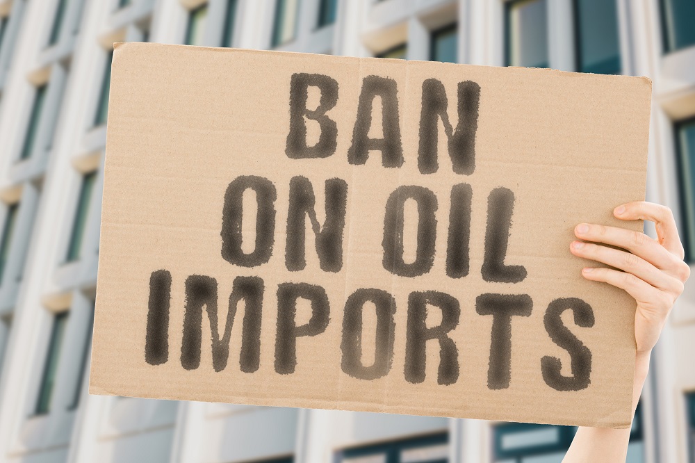 Ban on oil