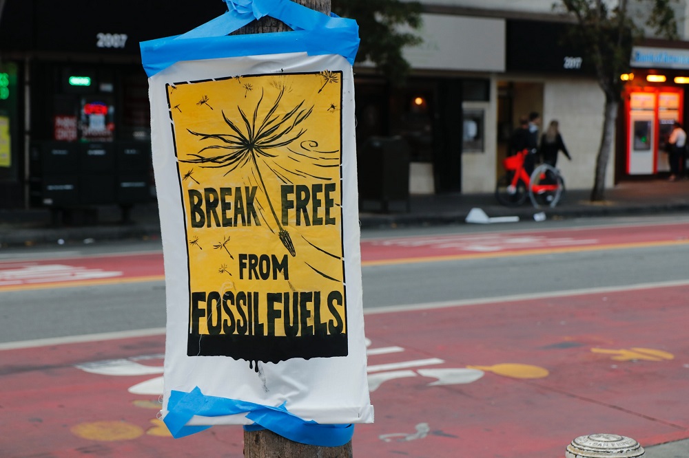 Say no to fossil fuel